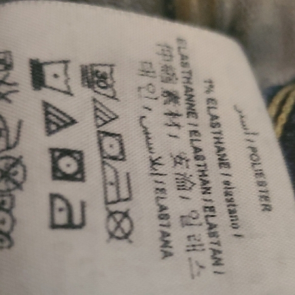 Guess Jeans Womens Size 27 Size 4 Blue Distressed Ripped - Picture 13 of 14